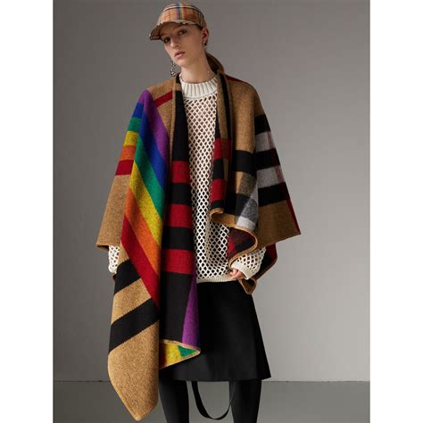 burberry poncho pride|burberry inspired poncho.